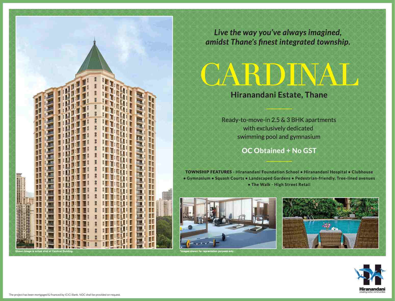Live amidst Thane's finest integrated township at Hiranandani Estate Cardinal in Mumbai